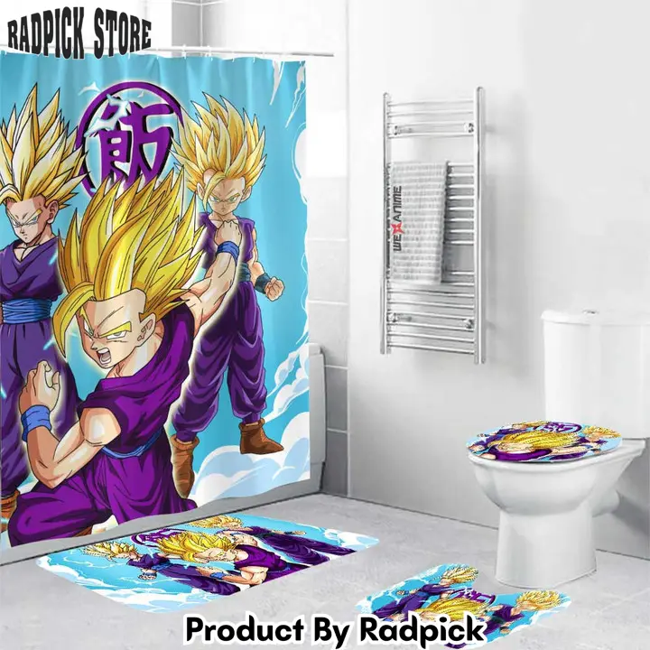 Dragon ball gohan super saiyan combo bathroom set   rp0200889